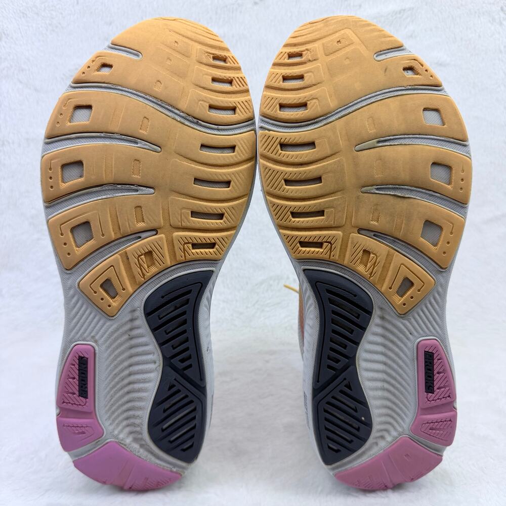 Brooks Ghost 17 Womens Running Shoes Oyster Apricot Pink Size 12 Athletic Shoe - Picture 7 of 10